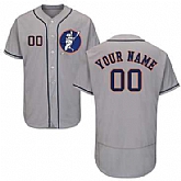 Astros Gray Customized Flexbase New Design Jersey,baseball caps,new era cap wholesale,wholesale hats